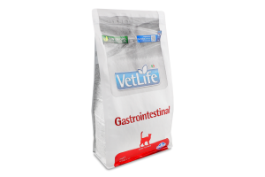 Корм д/котів Vet Life Gastrointestinal при захворюванні ШКТ сухий 2кг Farmina