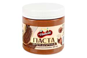 Паста фундучна з молочним шоколадом Nutwill п/б 350г