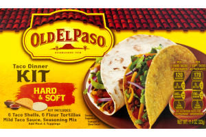 Old El Paso Taco Dinner Kit Hard & Soft