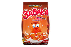 Завтраки сухие неглазированные с какао начинкой Подушечки крупяные Вкусная забава Золоте Зерно м/у 100г