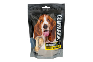 Companion Snack for Dogs Dumbbells Chicken