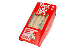Сендвіч з шинкою і маринованими огірками Food on Foot к/у 185г