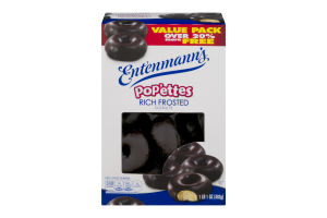 Entenmann's Pop'ettes Donuts Rich Frosted
