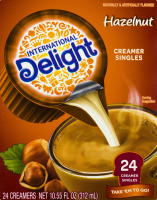 International Delight Hazelnut Creamer Singles - 24 CT