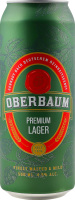 Пиво 0.5л 4.9% Lager Premium Oberbaum ж/б
