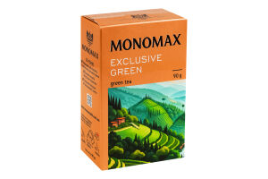 Чай зеленый китайский листовой Exclusive Monomax в/с к/у 90г
