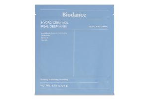 Маска для обличчя для відновлення шкіри гідрогелева з керамідами та льодовиковою водою Biodance 34г