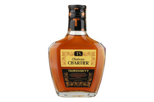 Бренди 200мл 37% виноградный ординарный Tairovskyy Special Chateau Chartier бут