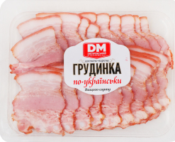 Грудинка нарізка Домашня Дніпровський м'ясокомбінат в/к в/с кг