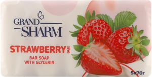 Шарм мило твердПолуничне побачен/маркаК5*70г екопак