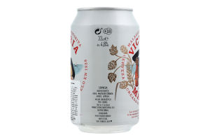 Пиво VICTORIA MALAGA світле 4,8% 0,33л ж/б