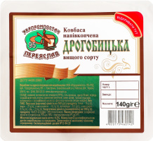 Колбаса нарезка Дрогобычская Укрпромпостач-95 п/к в/с лоток 140г