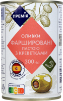 Оливки Премія зелені фаршировані креветками