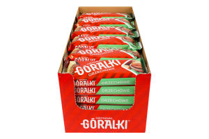 Вафли хрустящие в какао-покрытии с орехово-кремовой начинкой Goralki м/у 45г