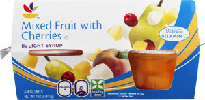 Ahold Mixed Fruit with Cherries in Light Syrup - 4 CT