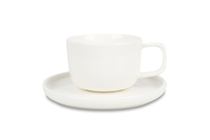 Чашка з блюдцем порцелянова 220мл №KYYW686 Greenwich Products Co. Limited 1шт