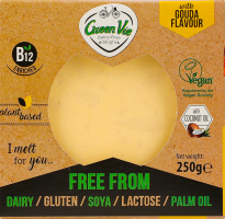 Сир веганський Gouda Green Vie к/у 0.25кг