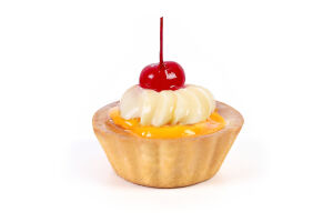 Пирожное Корзинка с персиком