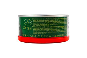 Икра лососевая зернистая соленая Nord Way ж/б 275г