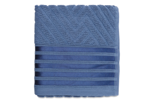 Рушник сталево-синій махровий 40*70см 500г/м2 GM Textile