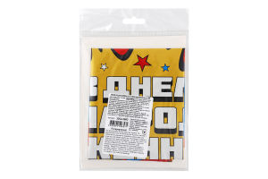 Кулька фольгована З Днем народження Квіти 18" 3202-2980 Весела витівка