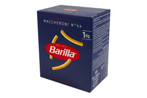 Вироби макаронні з твердих сортів пшениці Маккероні №44 Barilla к/у 1кг