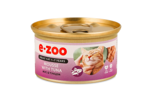 Корм для котів E-Zoo з тунцем