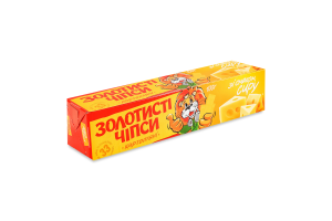 Чипсы картофельные со вкусом сыра Золотисті к/у 100г