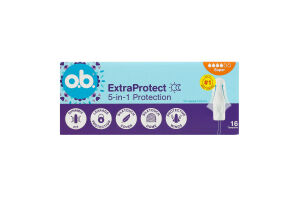 Тампоны гигиенические Защита 5в1 ExtraProtect Super O.b. 16шт