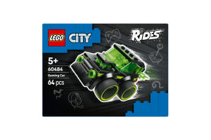 Конструктор для дітей від 5років №60484 Gaming car Rides City Lego 64ел