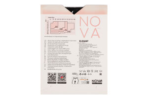 Колготки жіночі Nova Elegant 40 чорний р.3