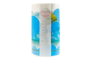 Папір туалетний 3-х шаровий 160 листів Island aroma Pure white Deluxe Golden line Ruta 8шт