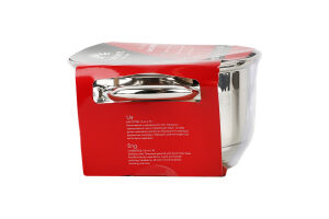 Каструля 1,9л корозійностійка сталь з кришкою d16см VC-3184-16 Vincent