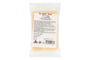 Сир 27% твердий Фігура Звени Гора кг