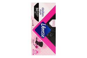 Прокладки ежедневные гигиенические Black Liners Libresse 30шт