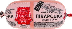 Колбаса вареная Докторская Безлюдівський м'ясокомбінат в/с кг
