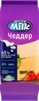 Продукт сирний 45% молоковмісний Чеддер Lyubar Milk м/у 500г