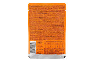 Корм консервированный полнорационный для взрослых котов С уткой в соусе Premium Club 4 Paws д/п 85г