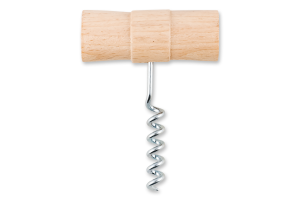 Штопор з дерев"яною ручкою Забава