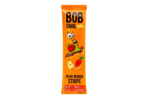 Цукерка фруктова Грушево-манговий страйп Bob Snail м/у 14г