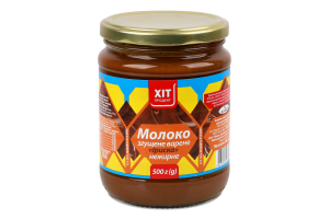 Молоко згущене нежирне варене Іриска Хіт продукт с/б 500г