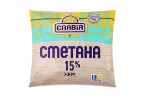Сметана 15% Славія м/у 350г