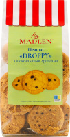 Печиво пісочне Droppy з шоколадними дропсами 160г La Madlen