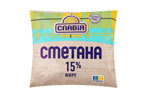 Сметана 15% Славія м/у 350г