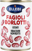 Фасоль в рассоле Борлотти Ellebi ж/б 400г