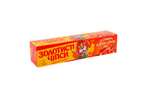 Чипсы картофельные со вкусом курицы гриль Золотисті к/у 100г