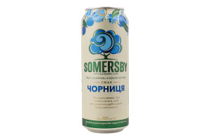 Cидр 500мл 4.6% сладкий Черника Somersby ж/б