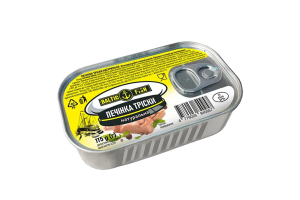 Печ?нка тр?ски BALTIC FISH Натуральн 115г ж/б