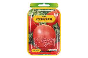 Насіння Томат Волове серце інкрустоване 60-90шт Яскрава