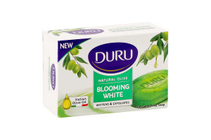 Мыло косметическое с оливковым маслом экстрактом плодов папайи Blooming White Natural Olive Duru 90г